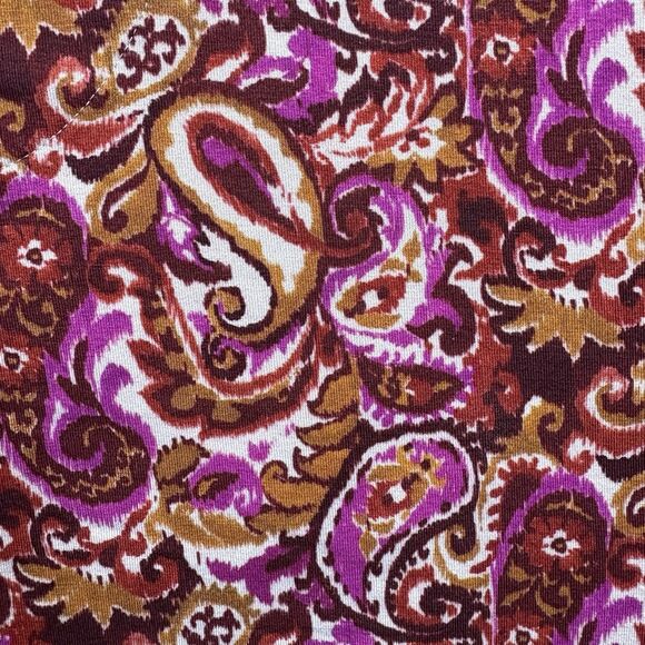 Garnet Hill Phoebe Button Front Knit Dress Size Medium Multicolor Jersey Pockets - Picture 13 of 13